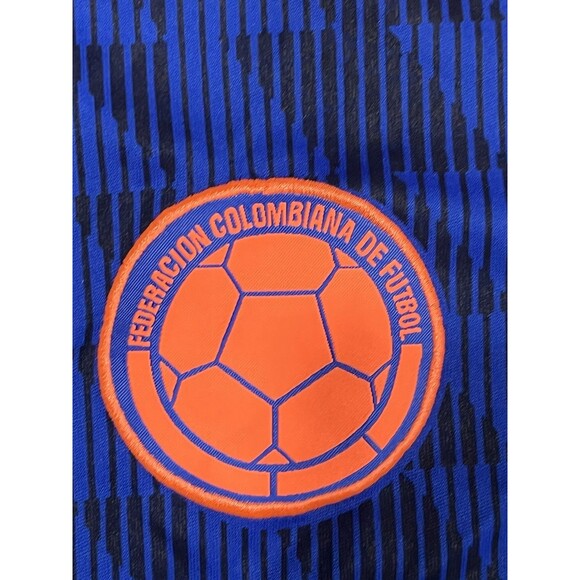 Colombia Adidas Soccer Jersey Size Small Blue Away FIFA World Cup 2018 ClimaLite - Picture 5 of 7